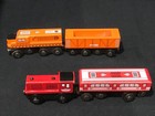 Mixed Lot Of 58 Thomas   Friends Compatible Wooden Train Track   2 Trains