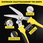 Tin Snips Cutting Metal Sheet Heavy Duty Aviation Sharp Stainless Steel Blade