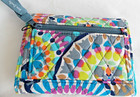 Vera Bradley Sunny Medallion Rfid Euro Wallet Nwt Free Shipping