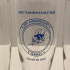 Us Navy Seabees Pilsner Glasses Set Of 4 - 16 Oz Beer 65th Anniversary Ball 2007