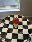 Mackenzie-childs Black Courtly Check Three-tier Sweet Stand