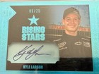 2013 Press Pass Rising Stars Kyle Larson Blue 05 25 Rsa-kl  Inset Auto Nascar
