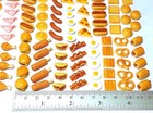 100-piece Dollhouse Miniature Mixed Breakfast   Fast Food Set   Doll Mini Bakery