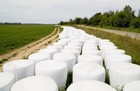 White 30  X 5000  1mm Silage Film Stretch Bale Wrap Self Adhesive Uv Treated
