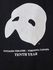 The Phantom Of The Opera Tenth Year T Shirt Vintage 1996  2xblack