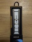 Nomad Apple Watch Rocky Point Band Icy Blue Glow-in-the Dark 45 46 49mm Titanium