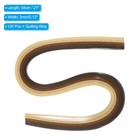 120pcs Quilling Strips Paper 3mm 21  Origami Paper Gradient Brown