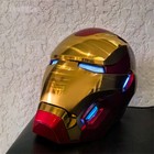 2025 New Iron Man Mk50 Helmet 1 1 Wearable Voice Control Deformation Prop Helmet