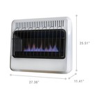Mr  Heater 30 000 Btu Vent-free Blue Flame Heater  Dual Fuel  Natural Gas  Lp 