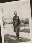 Unusual Candid Snapshot Photo 1930s Cigarette Girl Posing For The Camera