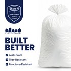 Plasticplace 55-60 Gallon White Trash Bags  White  0 7 Mil  100 Count