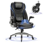 Executive Office Chair-ergonomic Computer Desk Chair  High Back 1pc Black