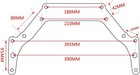 For Speedway Th350 Th400 Bop-to-chevy Transmission Adapter Plate 1962-up Sliver