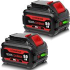 2pack 9 0ah Lithium Ion Battery For Dewalt Dcb609 2  20v 60v Max Flexvolt Dcb612
