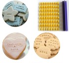 Alphabet number Cookie Stamp Press Set - Fun For Weddings  B day s  And More 