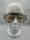 Vintage Ray Ban Bausch   Lomb  Gold Outdoorsman Usa Aviator Sunglasses  Leather