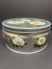 Vintage Daher Embossed Metal Decorative Floral Tin-made In England