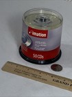 Imation Mini Cd-r Disc Spindle 50 Cds Vtg Blank Media Cd-rw 202mb 23 51122 16690