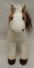 Animal Alley Soft Tan   White Horse Pony 11  Plush Stuffed Animal Toy
