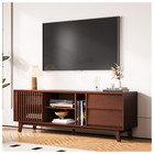 Tv Stand For 75  Inch Tv mid Century Modern Entertainment Center With 2 Drawers