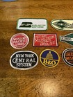 Vintage Railroad Patch 13 Patches Train Cloth Sew On Backs Are Sticky