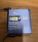 Sony Md Walkman Portable Minidisc Recorder Player Mz-r55 W remote   Headphones