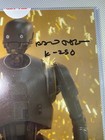 Star Wars Signed 8x10 Photo Alan Tudyk K2-so Rogue One Topps Authentic Autograph