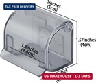 Luexbox 2 Pcs Plastic Razor Holders With Cover For Shower Wall  Self Adhesive Wa