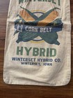 Vtg Winterset Corn Belt Hybrid Seed Corn Feed Sack Agriculture Winterset Iowa