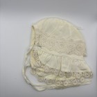 Vintage Baby Bonnet Ivory