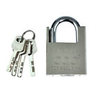 50mm High Security 4 Key Padlock Close Shackle Gate Garage Lock Heavy Duty Steel