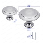 10pcs Cabinet Knobs Drawer Pulls Door Handles Kitchen Hardware Brushed Nickel