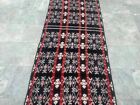 Vintage Hand Woven Indonesian Ikat Cloth West Samba Ikat Textile 3x8ft Free Ship