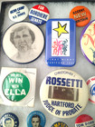 Lot Of Vintage Events And Campaign Buttons And Pins Of Connecticut
