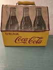 Vintage Wood Coca Cola Bottle Carrier W fabric Flaps-excellent