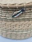 Vintage  Wicker Fishing Creel Basket Woven Fly Fishing Bag 