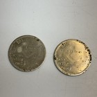 Vintage Masonic Chapter Penny Token Lodge Medal Pair