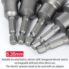 1 4  Hex Magnetic Nut Driver Socket Impact Drill Bit 5mm To 19mm