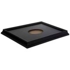 New Display Case Glass W  Black Wooden Frame Molding Football Base Sports Ball