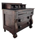 Antique C1900 Salesman Sample Empire Revival Dresser 5-drawer Miniature Chest