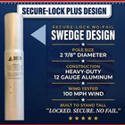25    30  Delta Sectional Flag Pole  silver 