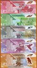 Set Trinidad And Tobago   1-5-10-20-50 2020  2021  Polymer Unc Redesigned