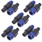10pcs Speakon 4 Pin Male Plug Compatible Audio Cable Connectors High Quality Usa