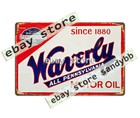 Waverly Motor Oil Car Service Garage Metal Tin Sign Master Bedroom Decor