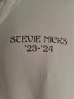 Stevie Nicks 2023 Concert Tour Hoodie Sweatshirt Large White Full Zip