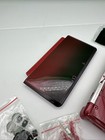 Full Housing Shell Case For Nintendo 3ds System Replacement Screen Aqua Red