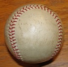 1941 San Francisco Seals Autographed Baseball  Sam Gibson  L Jansen  Vintage Pcl