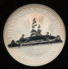 1986 North York Ontario Fine Silver Medal Canada Cna Rcna Canadian Numismatic