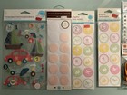 Lot Of Assorted Martha Stewart Crafts Stickers   Adhesives  mostly Unused 