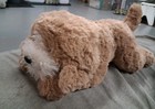 Fao Schwarz Plush Puppy Dog 15  Brown White Stuffed Animal Soft Toy Floppy